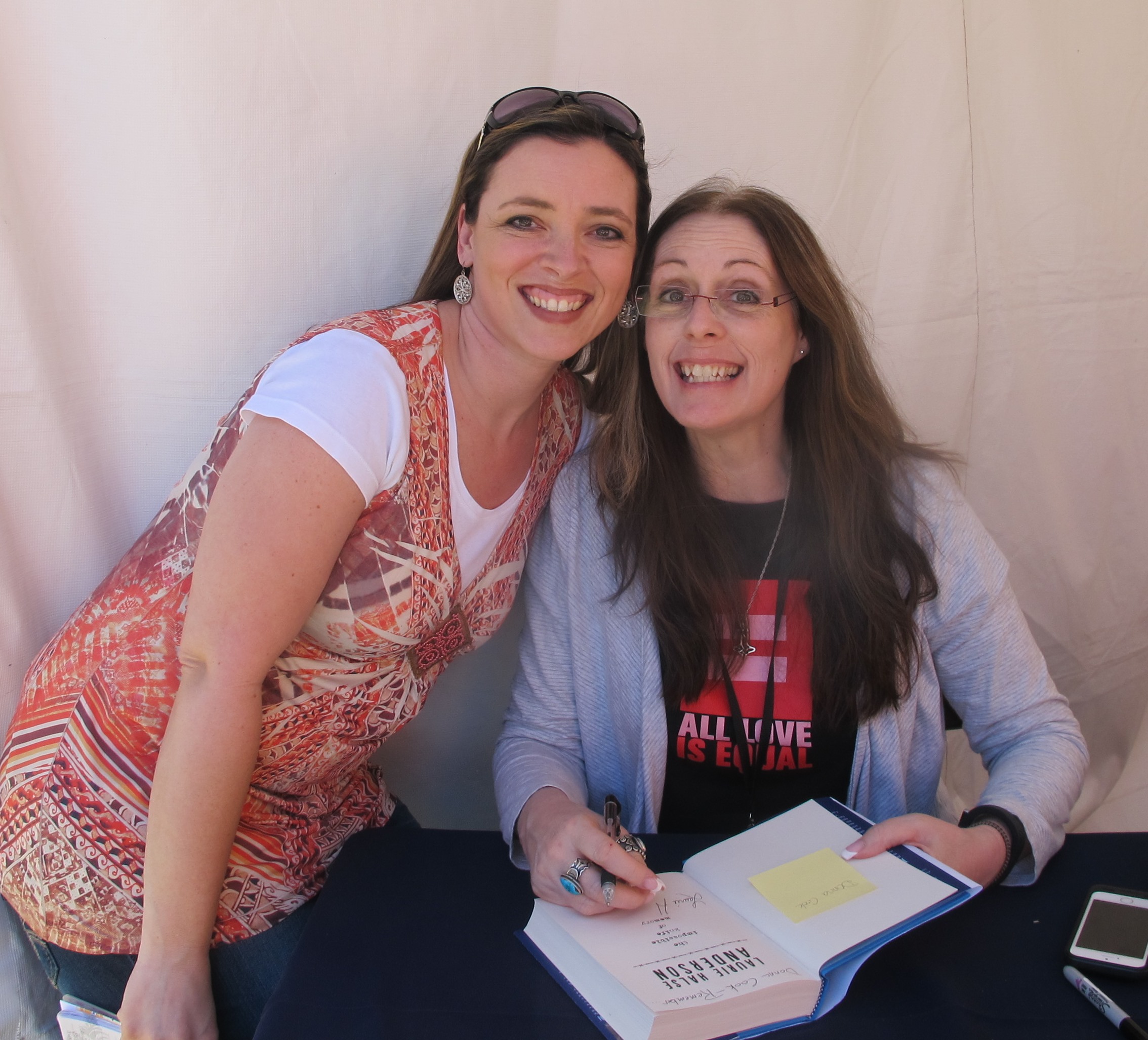  - Laurie-Halse-Anderson-and-Donna-Cook-at-Tucson-Festival-of-Books-2014