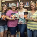 A girls trip in Boise. When they saw my books, they insisted on a pic. They're excitement was kinda cool. : (At the fabulous Rediscovered Books in Boise.)